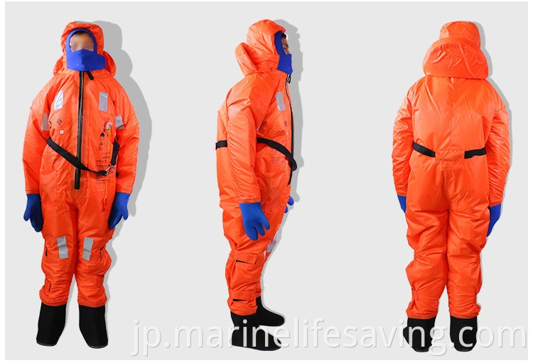 Solas Standard CCSおよびEC Marine Equipment Immersion Lifesaving Suit
